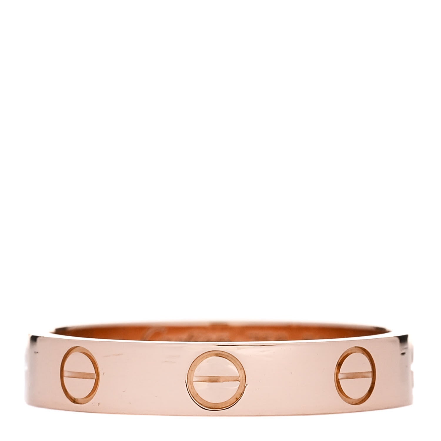 Cartier 18K Pink Gold 3.5mm LOVE Wedding Band Ring 54 6.75 1 of 4