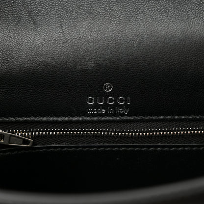 Balenciaga X GUCCI Canvas Boarded Plutone Calfskin Flora Logo Print Small Hourglass Top Handle Bag White Multicolor Black 6 of 14