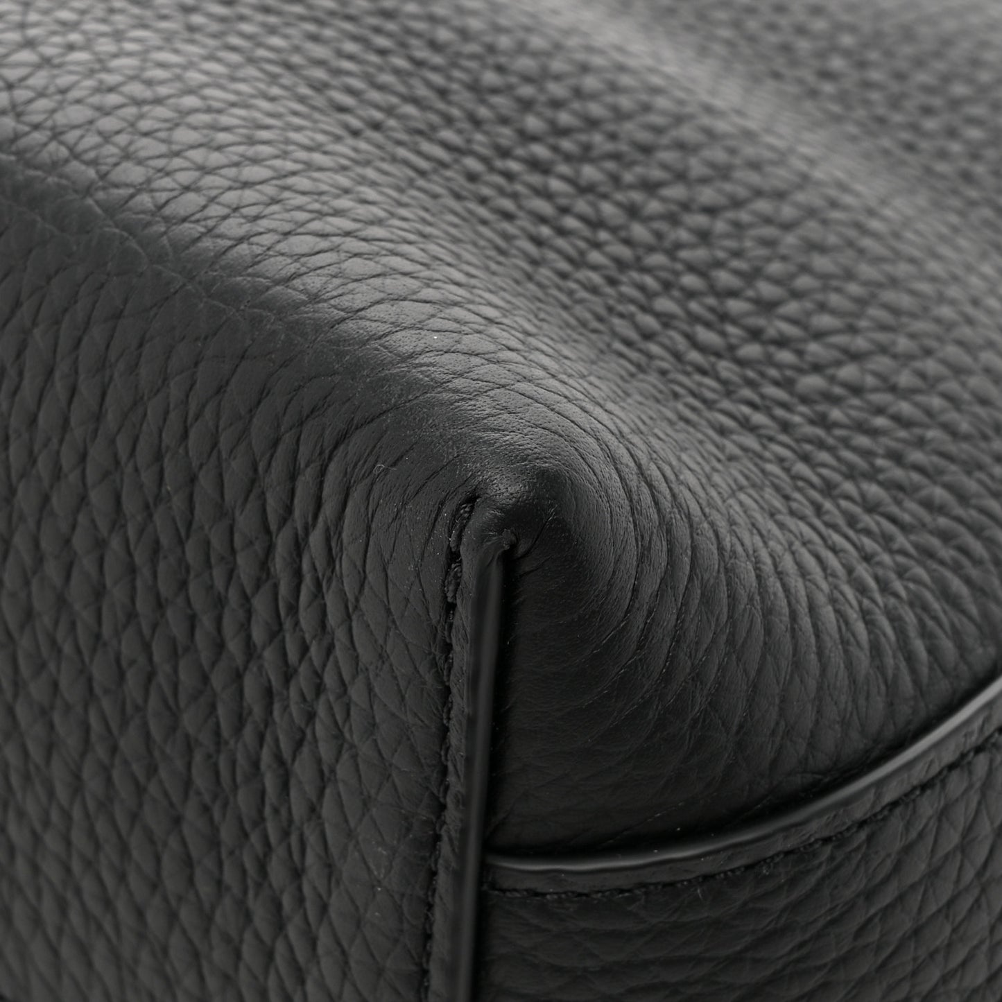 Heavy Grain Bayswater North South Tote Black