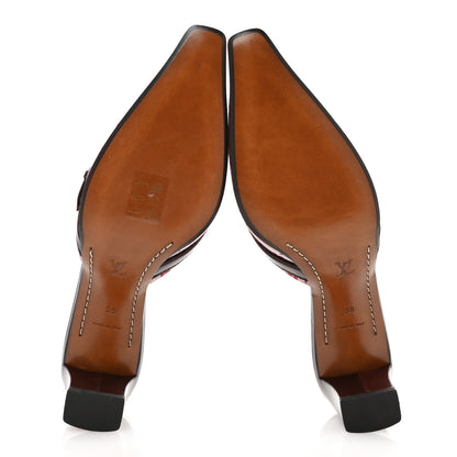 Louis Vuitton Monogram Mini Lin Mules 38 Cherry 6 of 10