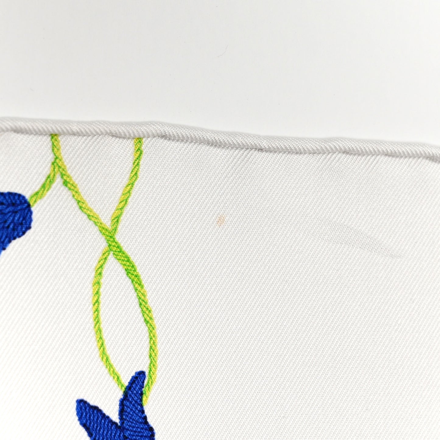 Silk Brides Fleuries Scarf 90 Black White Multicolor