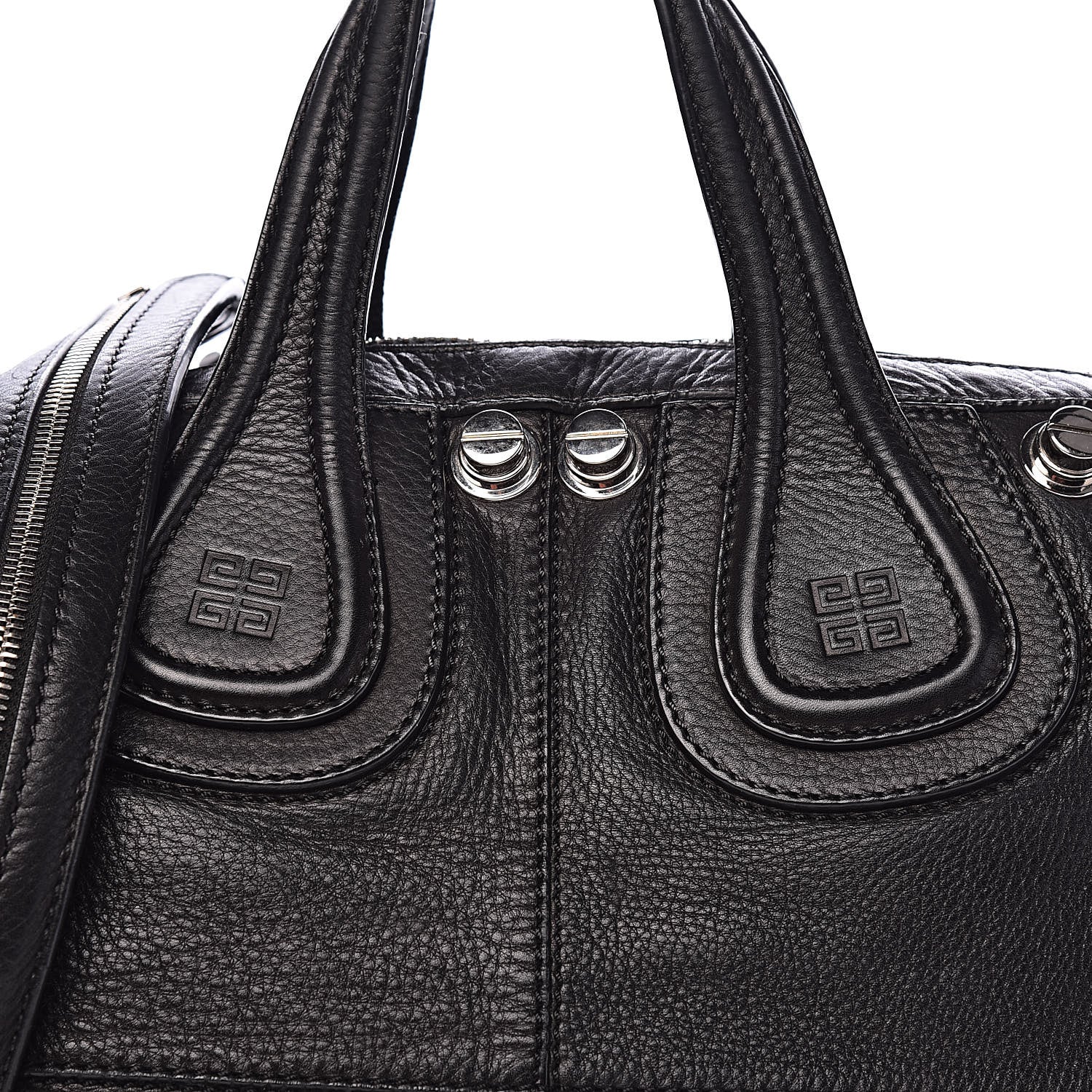 Givenchy Waxed Calfskin Medium Studded Nightingale Black 11 of 11