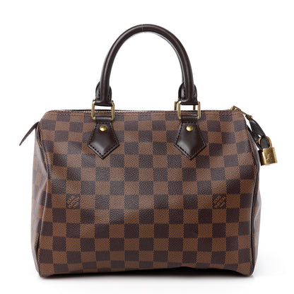 Louis Vuitton Damier Ebene Speedy 25 1 of 14