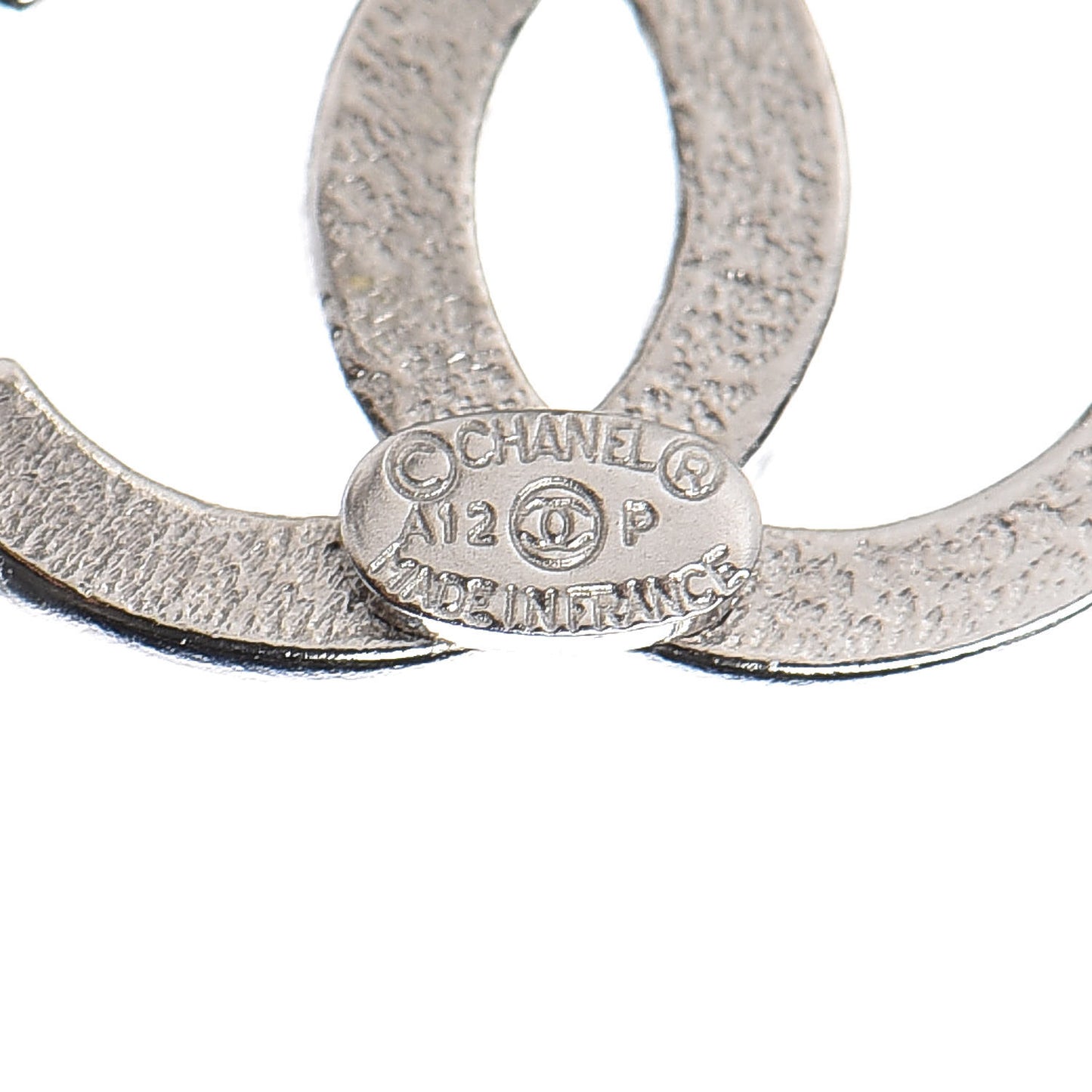 Crystal Timeless CC Earrings Silver