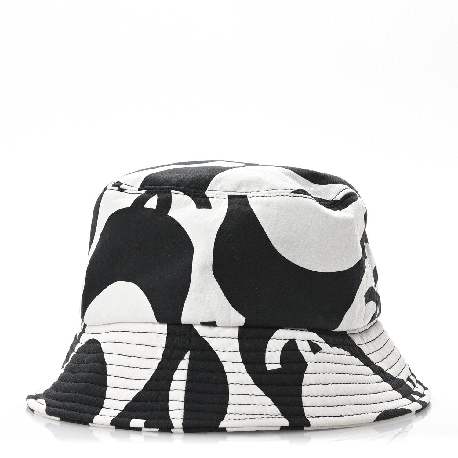 Chanel Cotton CC Bucket Hat Black White 5 of 7