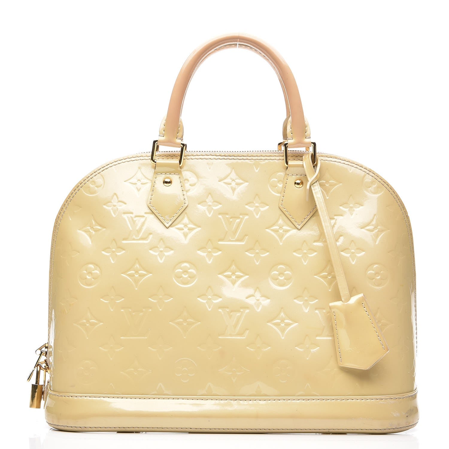 Louis Vuitton Vernis Alma PM Blanc Corail 1 of 12