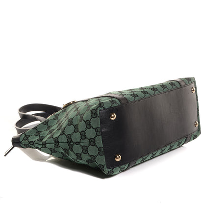 Gucci Monogram Medium Abbey Tote Green 4 of 8