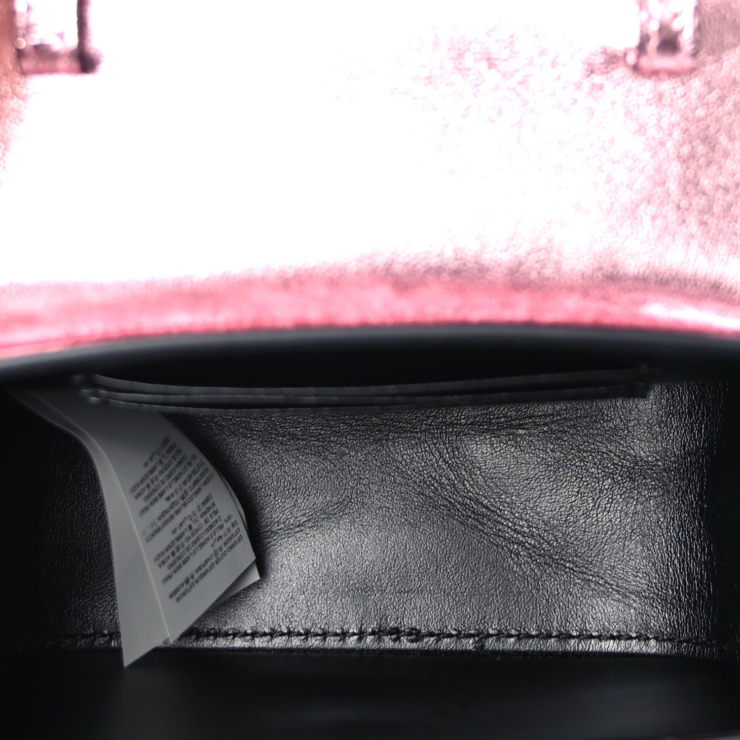 Versace Metallic Crackled Lambskin Mini La Medusa Bag Pink 4 of 8