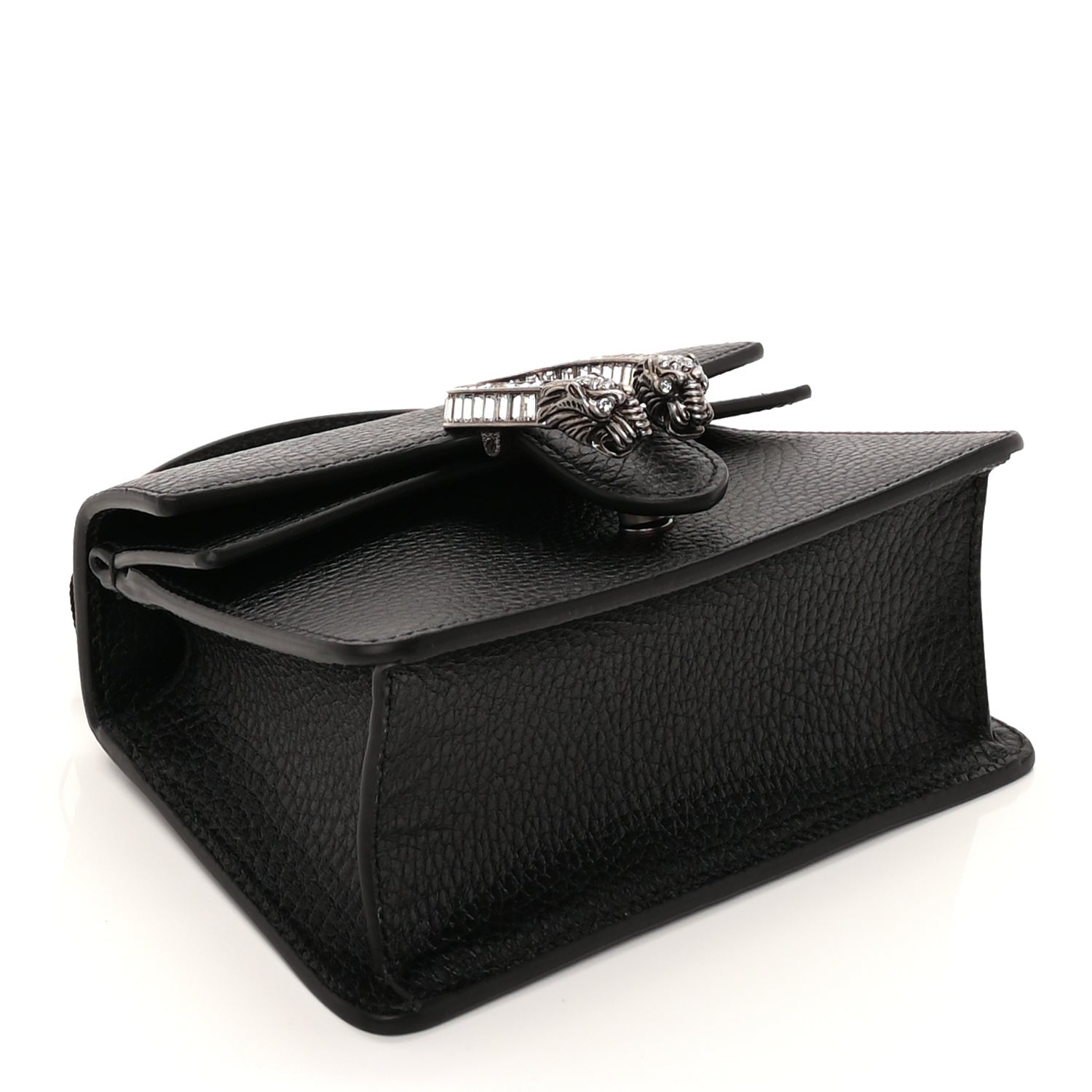 Gucci Dollar Calfskin Crystal Mini Dionysus Top Handle Bag Black Crystal 3 of 8