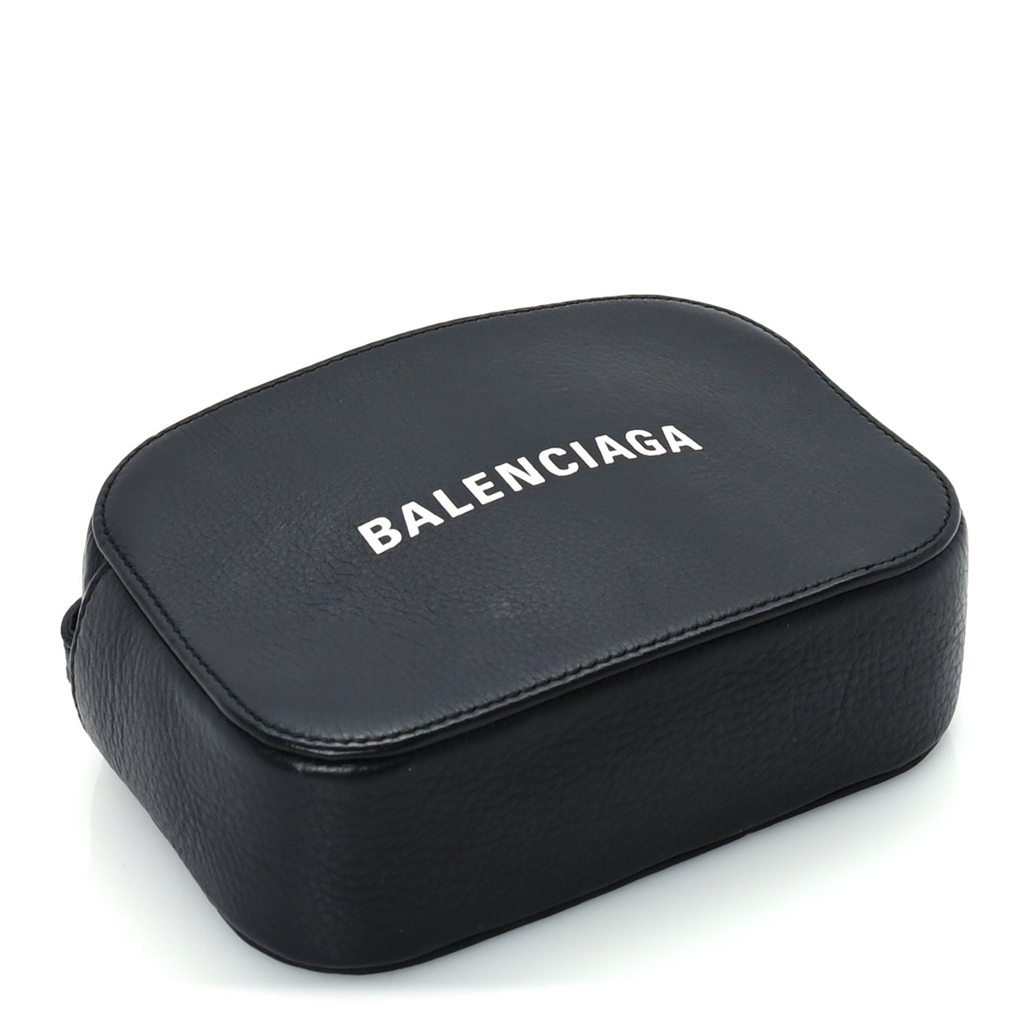 Balenciaga Calfskin Logo XS Everyday Camera Bag Black 3 of 8