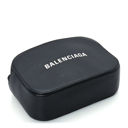 Balenciaga Calfskin Logo XS Everyday Camera Bag Black 3 of 8