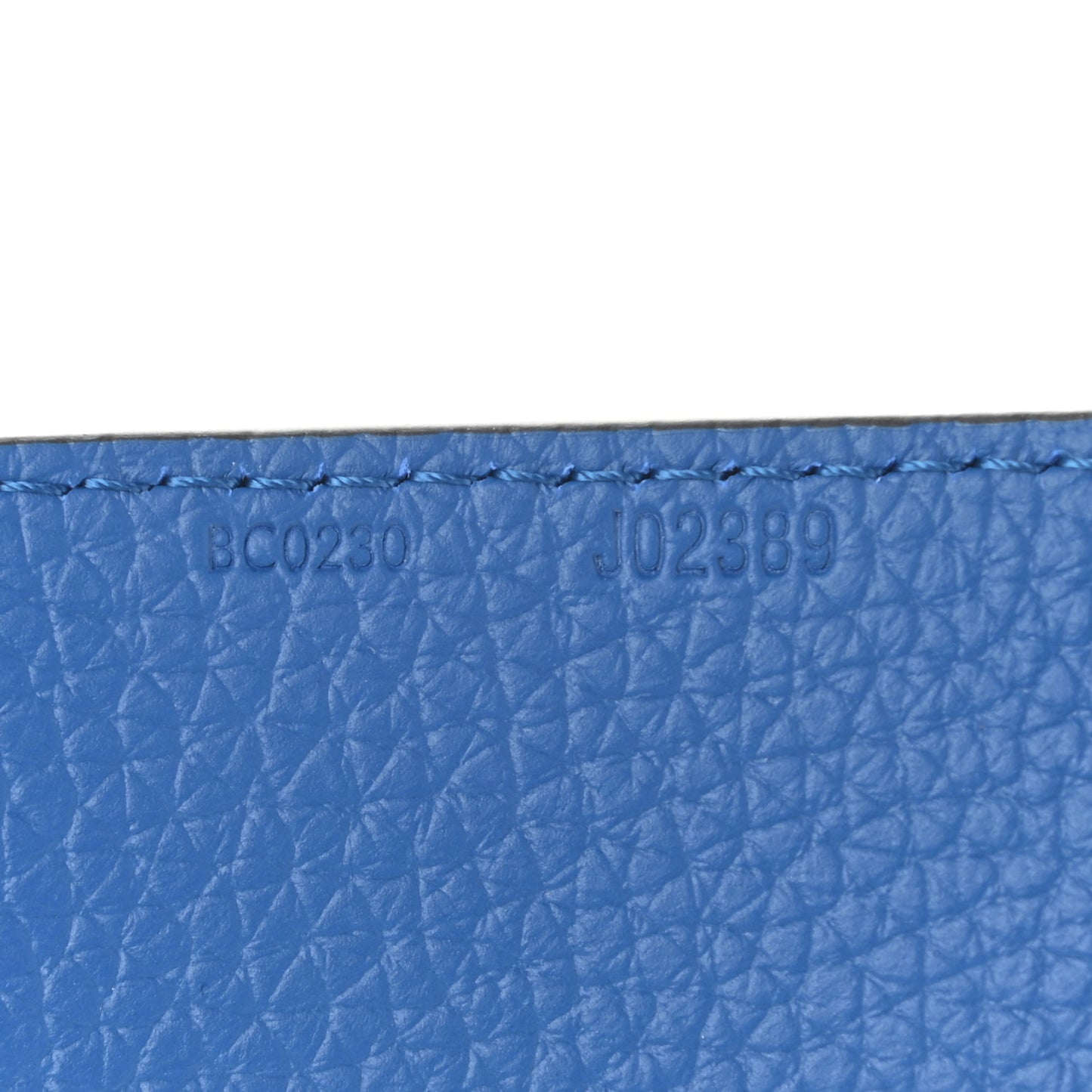 Taurillon Bandouliere Shoulder Strap Blue