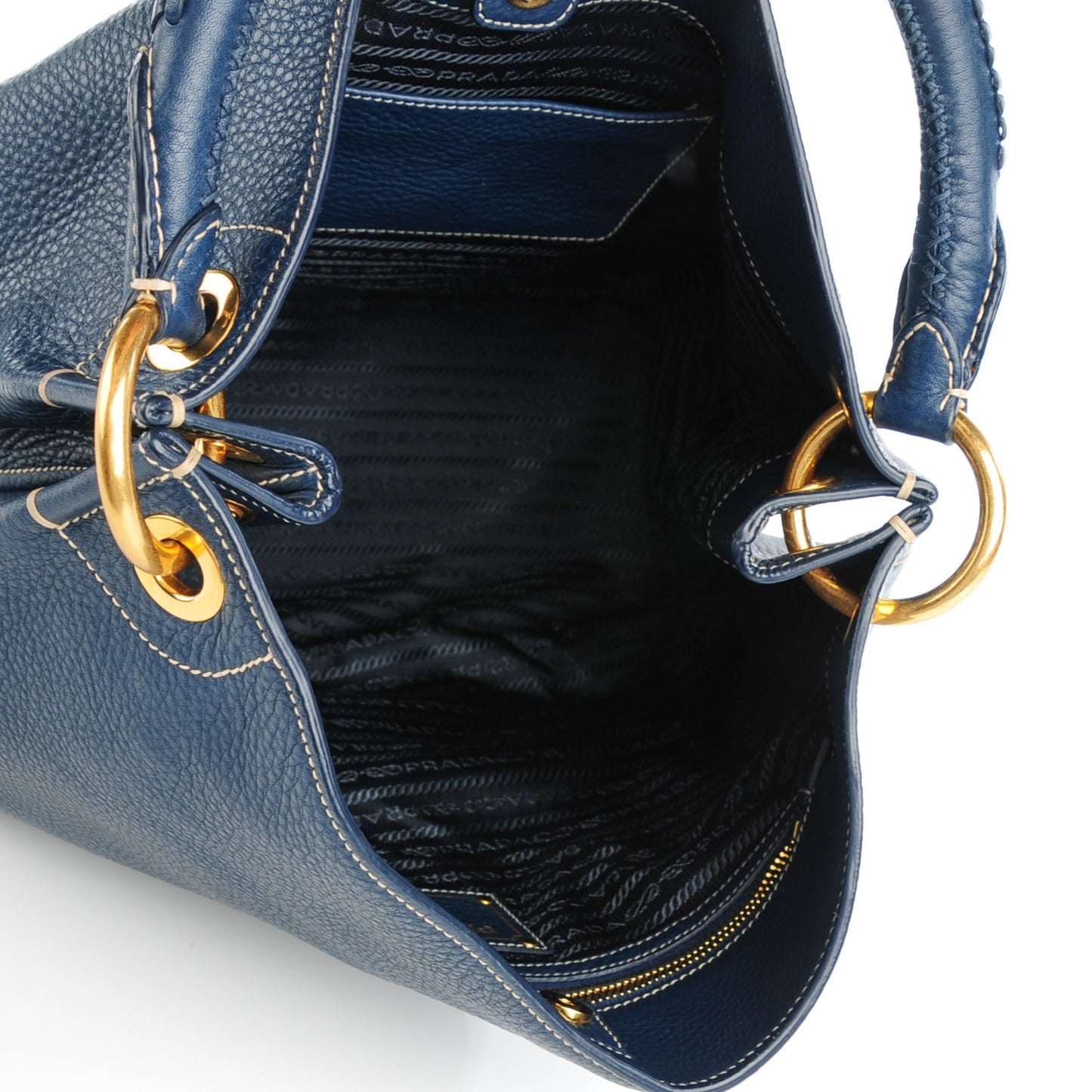 Vitello Daino Hobo Bleuette