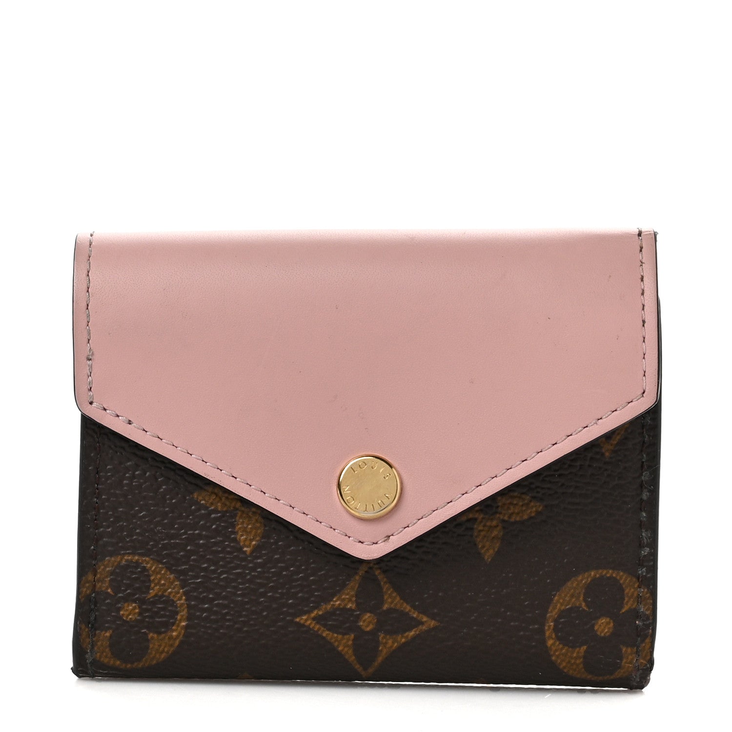 Louis Vuitton Monogram Zoe Wallet Rose Ballerine 1 of 7