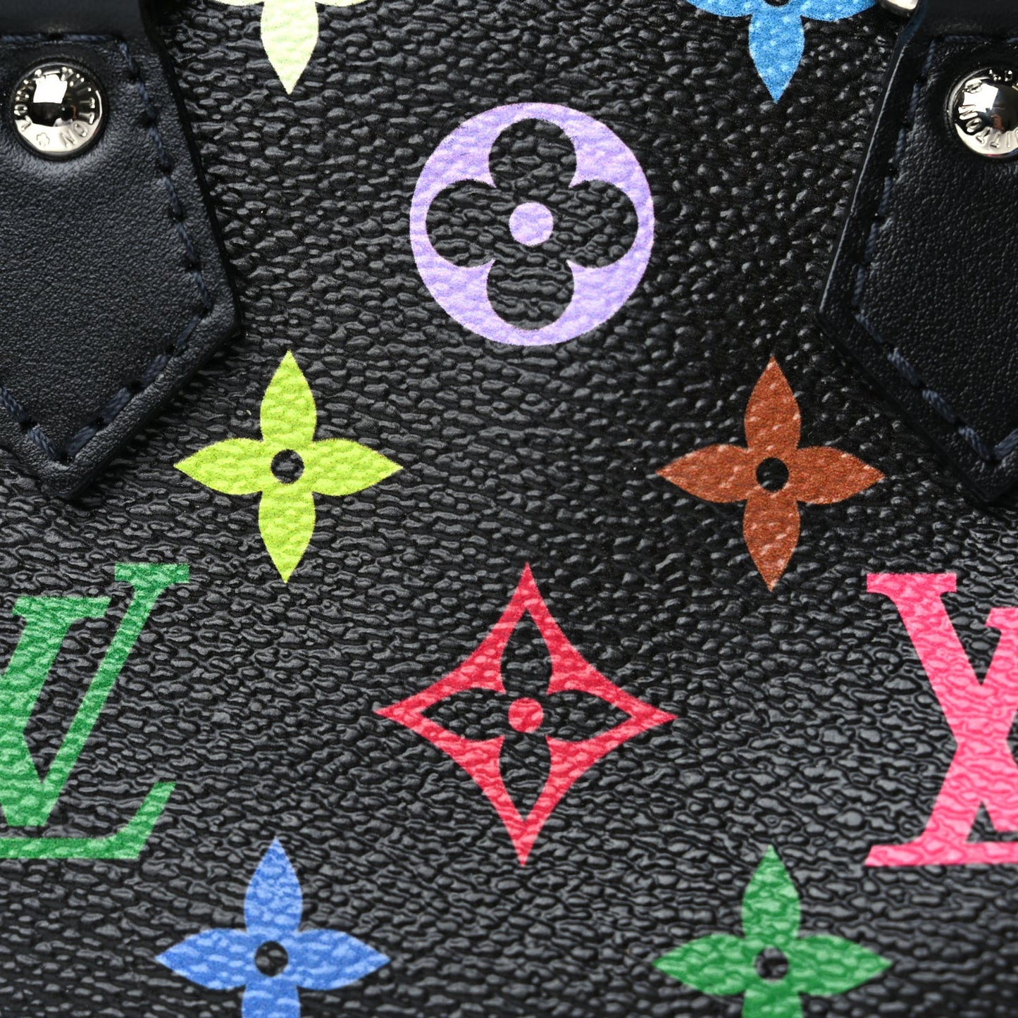 LV X TM Monogram Multicolor Nano Speedy Black