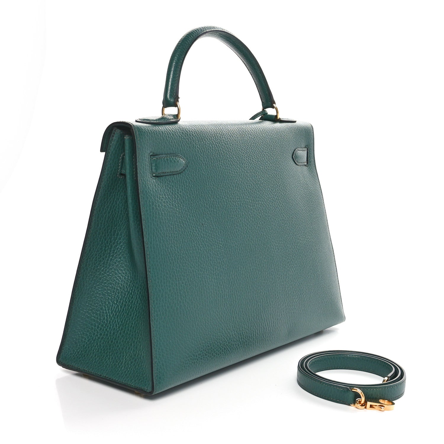Hermes Ardennes Kelly Sellier 32 Vert Fonce 3 of 10