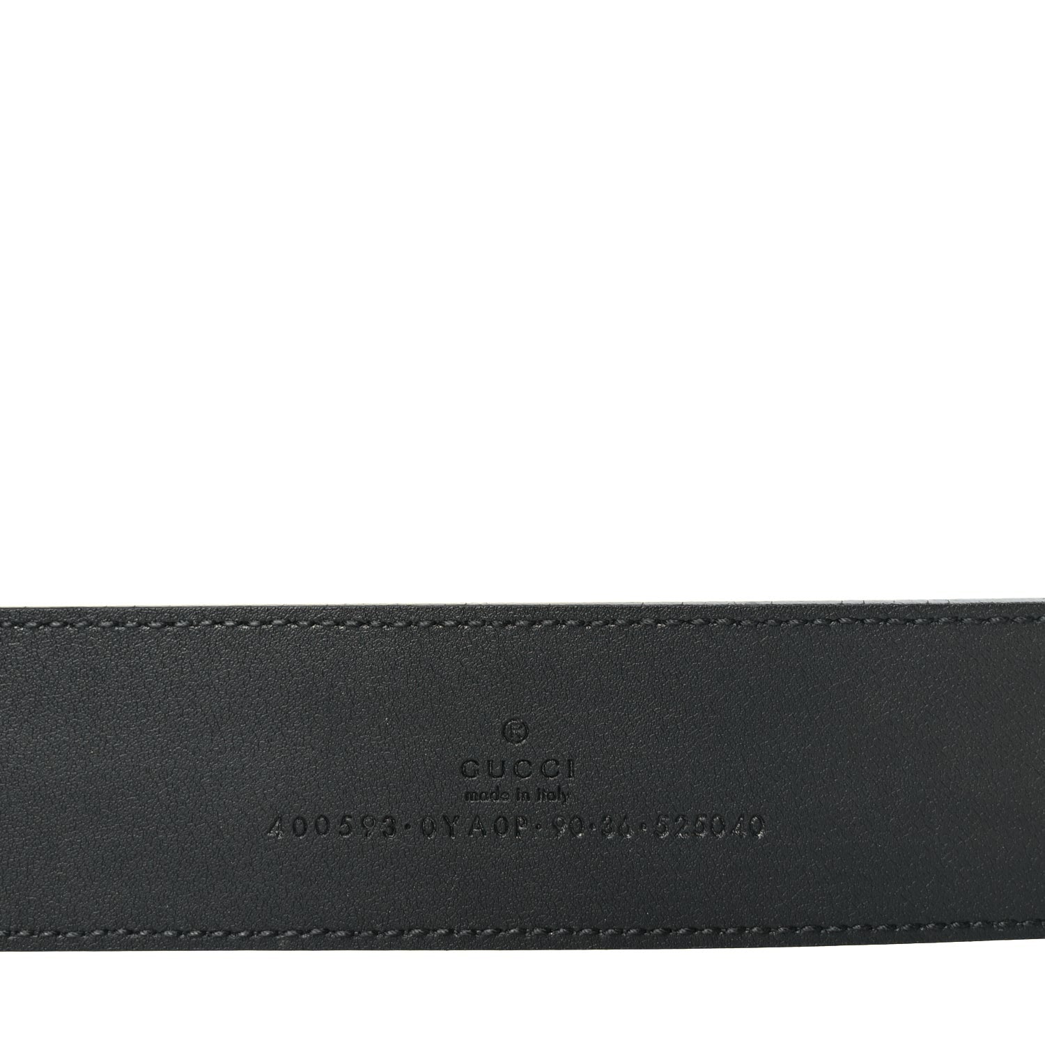 Gucci Calfskin Double G 40mm Belt 90 36 Black 5 of 5