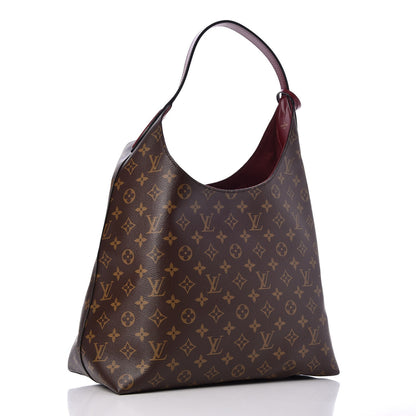 Louis Vuitton Monogram Flower Hobo Bordeaux 3 of 8