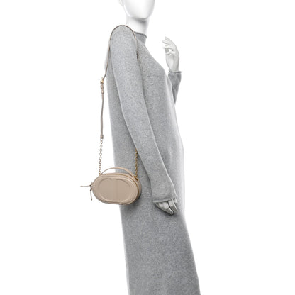 Christian Dior Calfskin CD Signature Oval Crossbody Camera Bag Caramel Beige 2 of 7