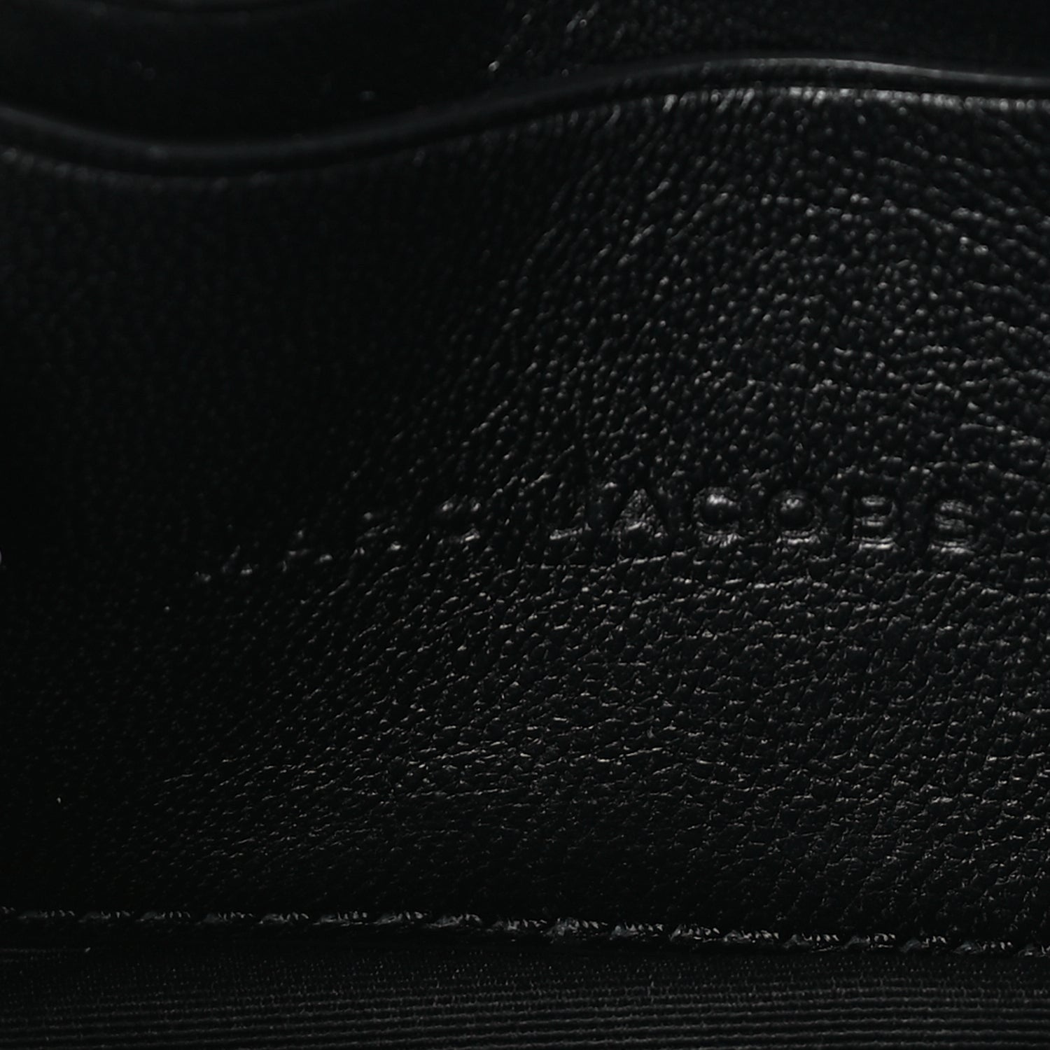 Marc Jacobs Calfskin The Monogram J Marc Shoulder Bag Black White 5 of 7