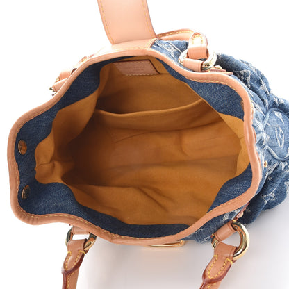 Louis Vuitton Monogram Denim Pleaty Blue 5 of 8