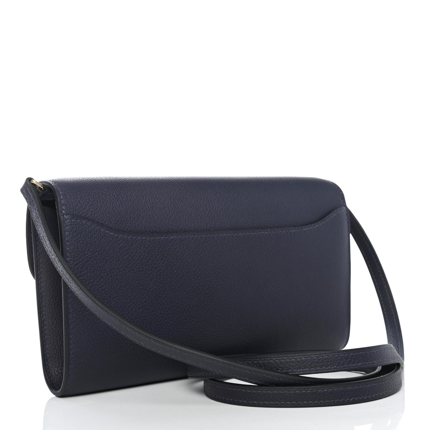 Hermes Evercolor Constance Wallet To Go Bleu Nuit 2 of 4