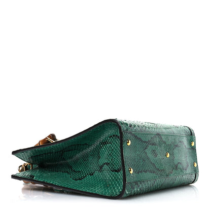 Gucci Snakeskin Small Diana Tote Bag Green 4 of 11