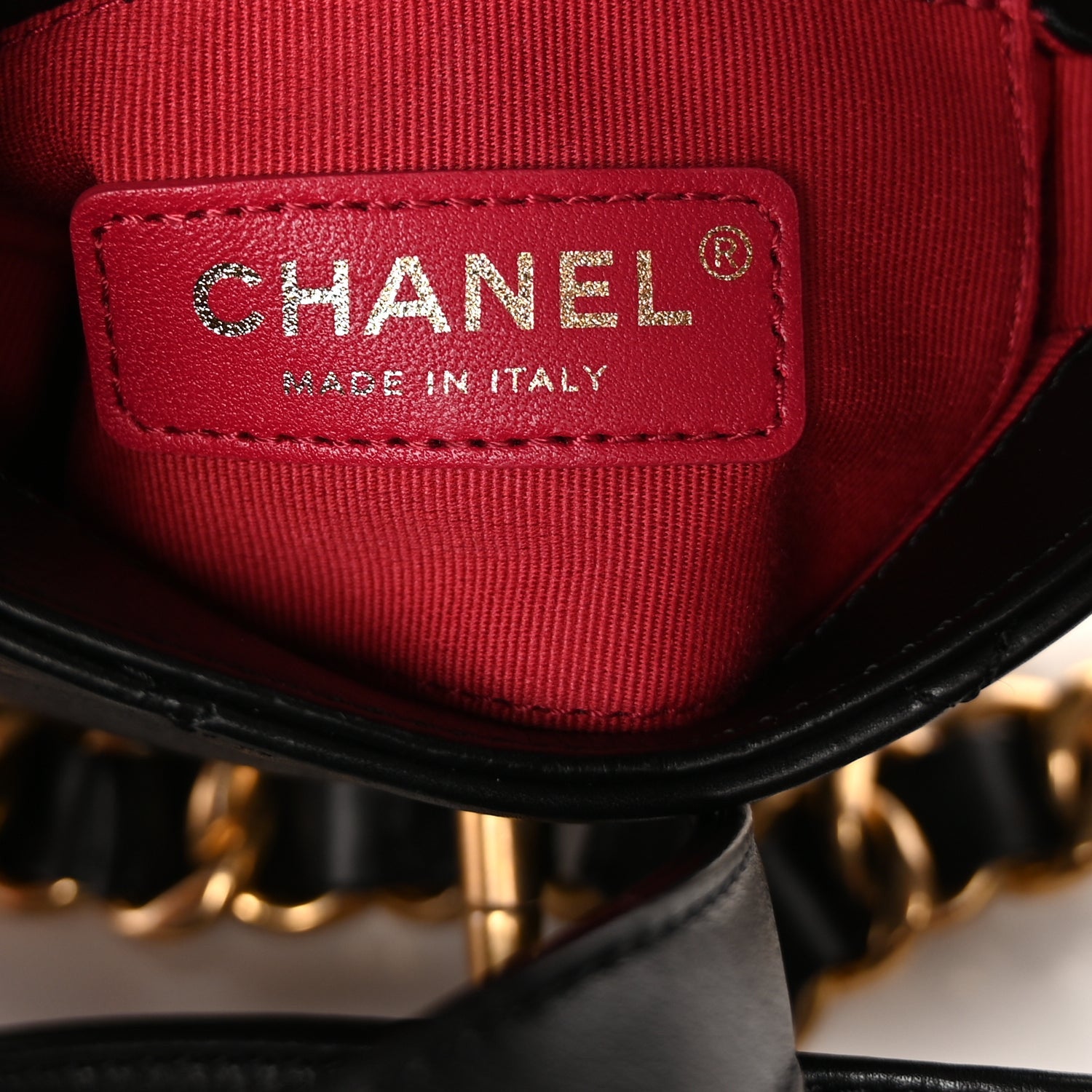 Chanel Calfskin Quilted Mini Framing Chain Bag  Black 5 of 8