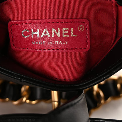Chanel Calfskin Quilted Mini Framing Chain Bag  Black 5 of 8