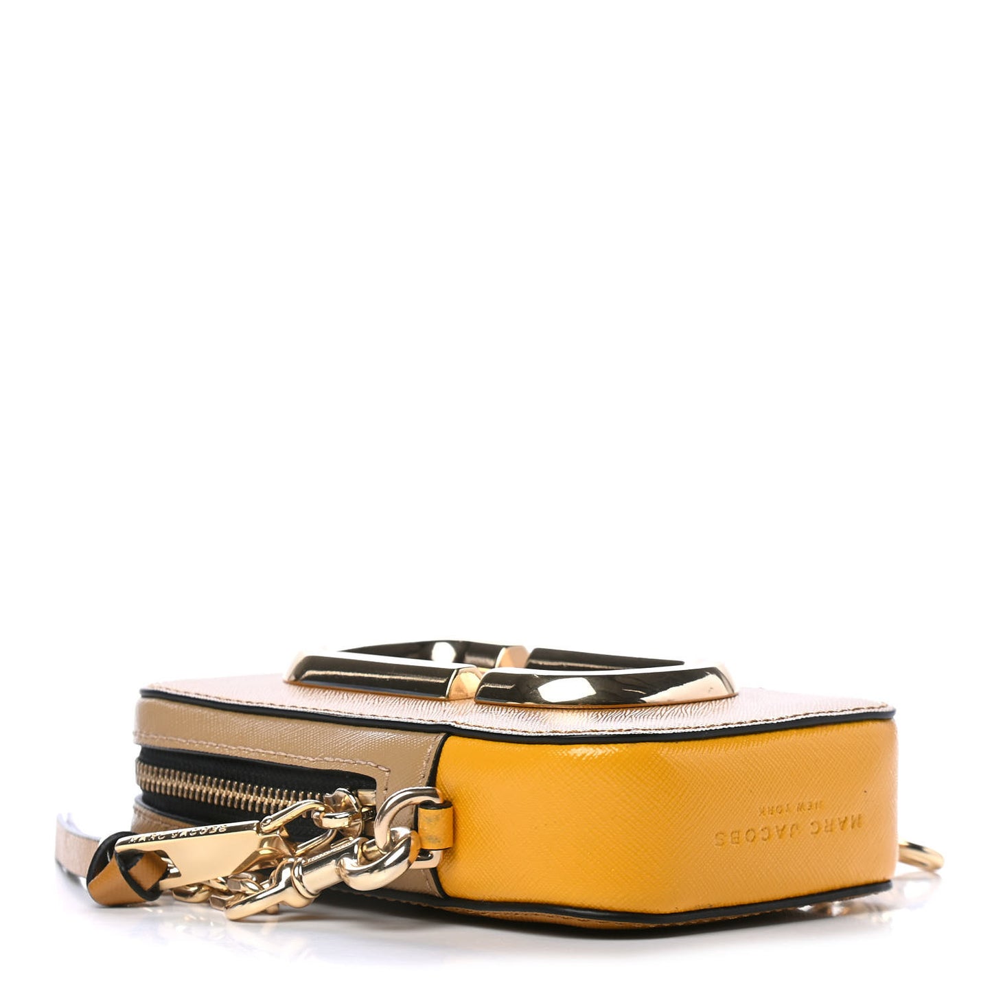 Saffiano The Hot Shot Crossbody Mustard