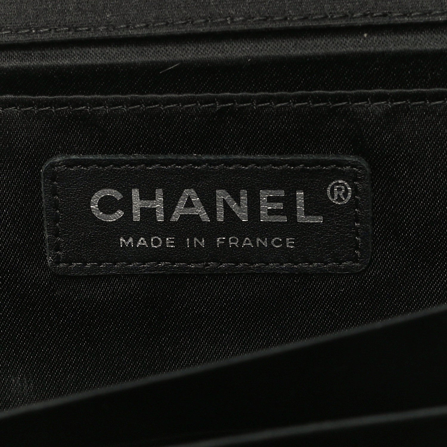 Chanel Satin Ribbon Evening Clutch Black 5 of 13