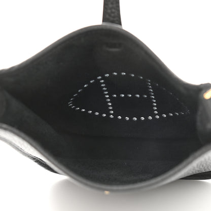 Hermes Taurillon Clemence Evelyne TPM Black 5 of 9