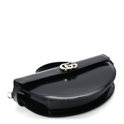 Gucci Matelasse GG Marmont Half Moon Top Handle Bag Black 3 of 10