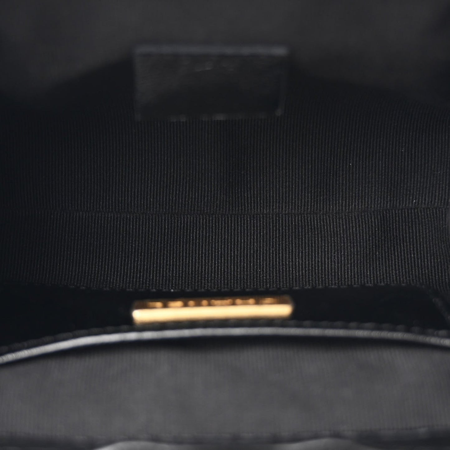 Shiny Lambskin Quilted Mini Cocodoc Top Handle Bag Black