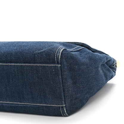 Dolce & Gabbana Denim Large Miss Sicily Satchel Blue 9 of 9