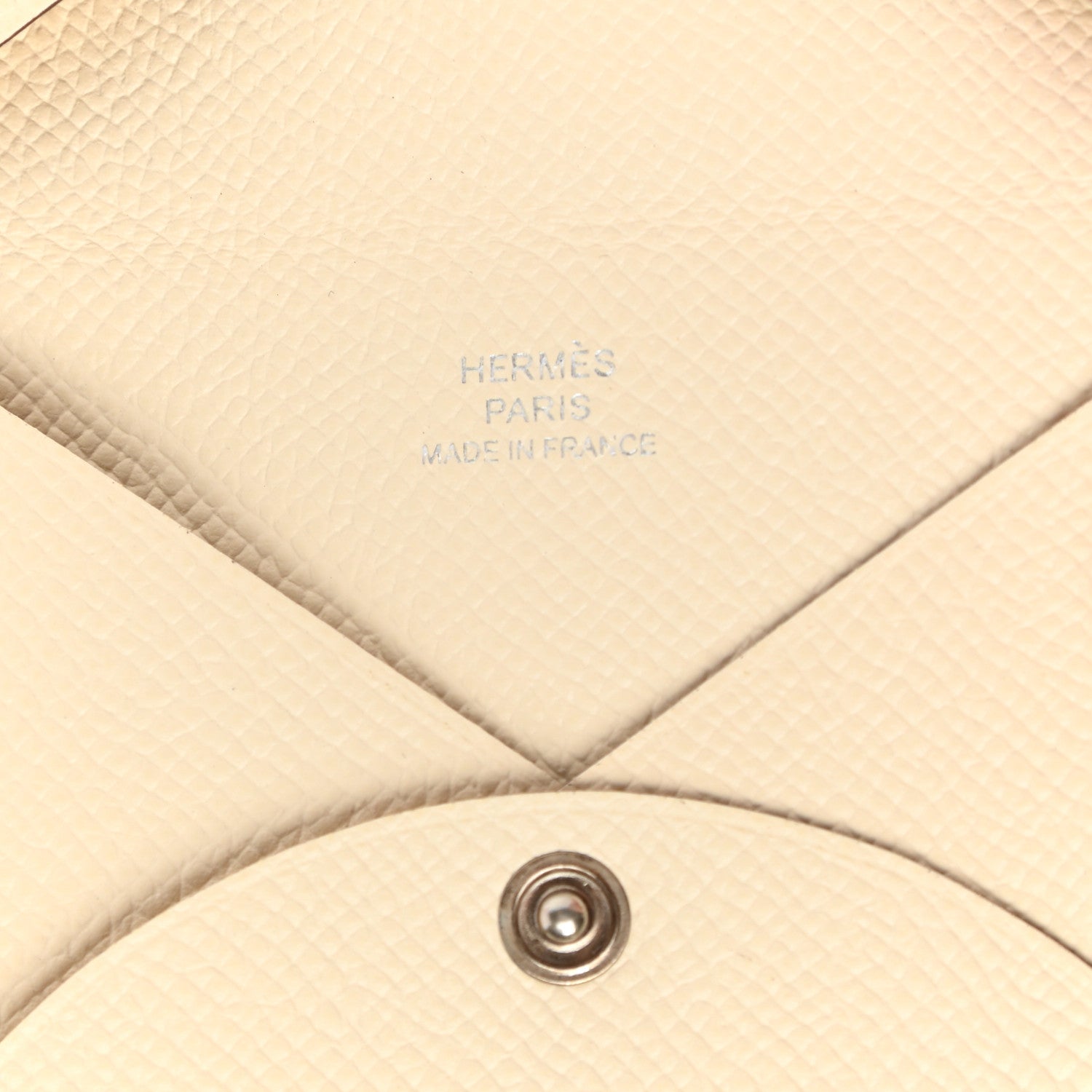 Hermes Epsom Calvi Card Case Nata 6 of 8