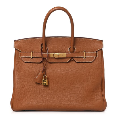 Hermes Togo Birkin 35 Gold 1 of 15