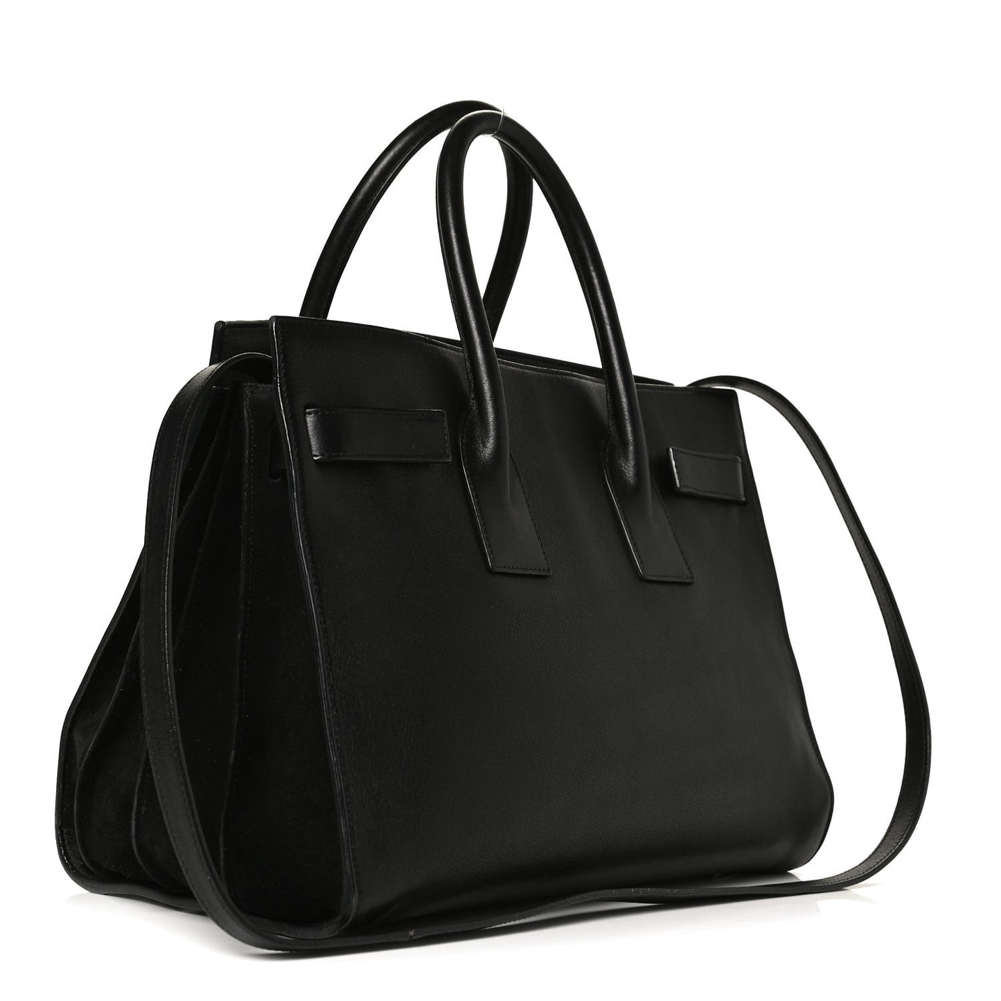 Calfskin Small Sac De Jour Black