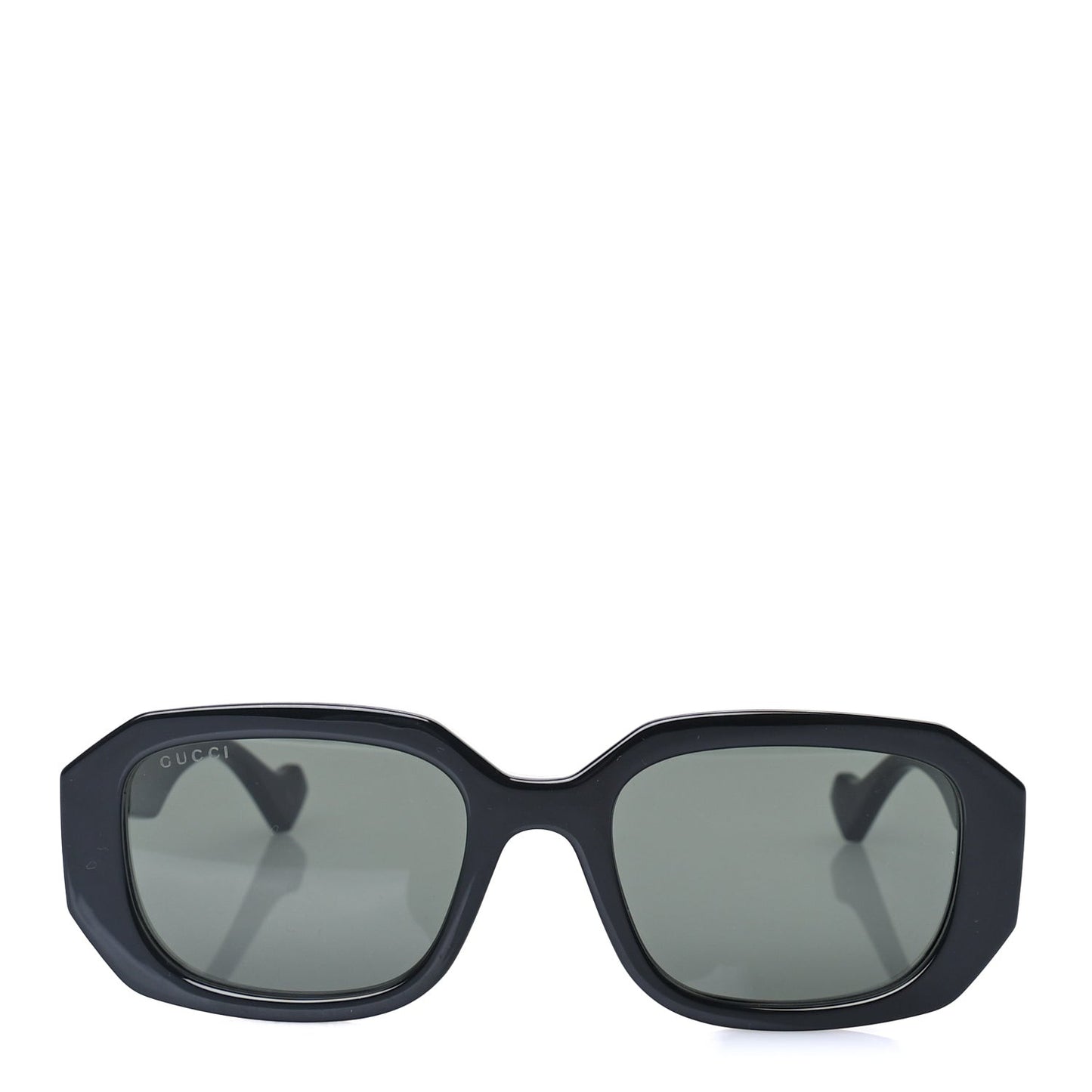 Acetate Rectangle Frame GG Generation Sunglasses GG1535S Black