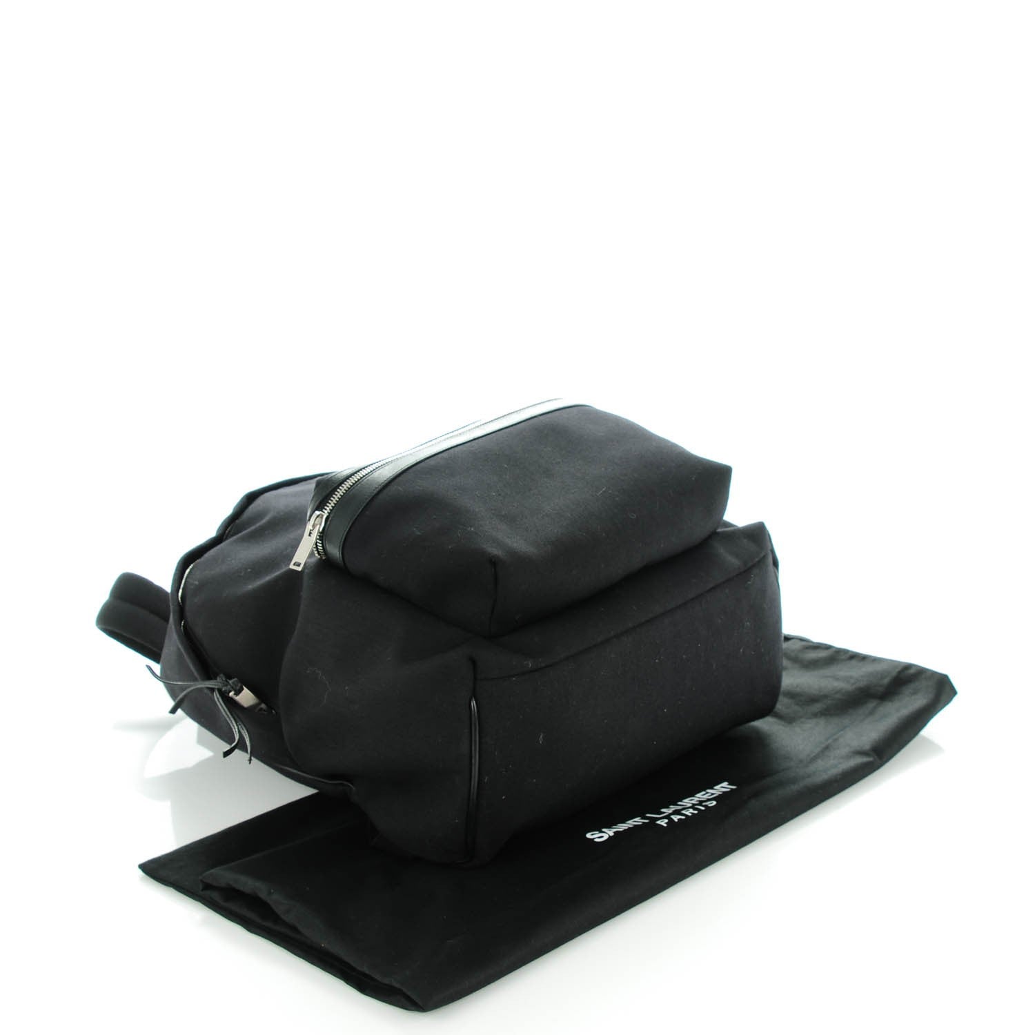 Saint Laurent Nylon Classic Hunting Backpack Black 4 of 7