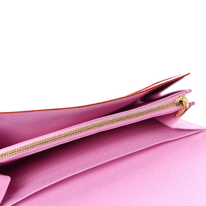 Louis Vuitton Monogram Multicolor Sarah Wallet White Litchi 5 of 7