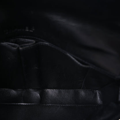Chanel Patent Quilted East West Chocolate Bar Flap Black 4 of 8