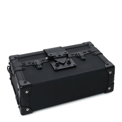 Louis Vuitton Calfskin Petite Malle Black 3 of 8