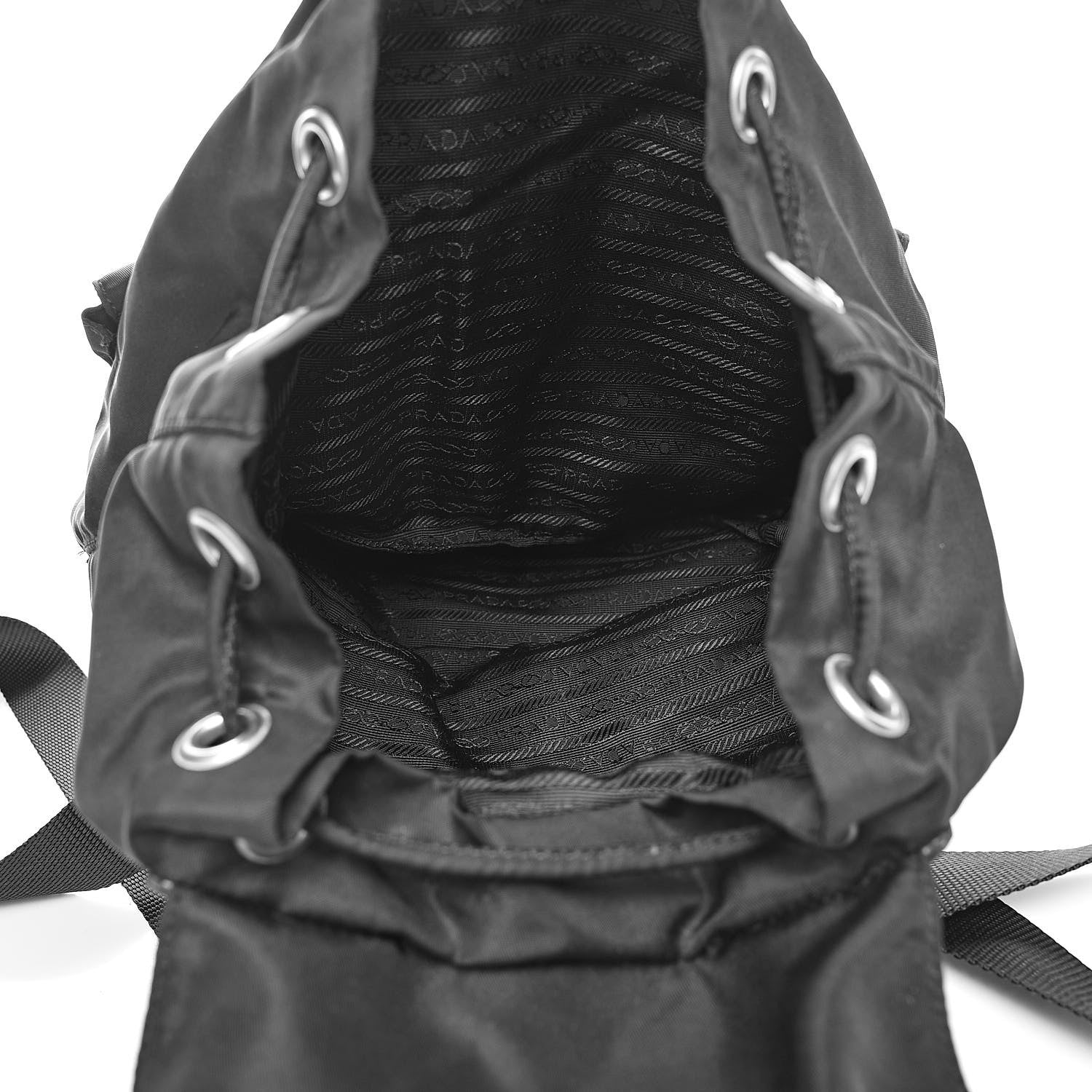 Prada Nylon Vela Small Backpack Black 5 of 11