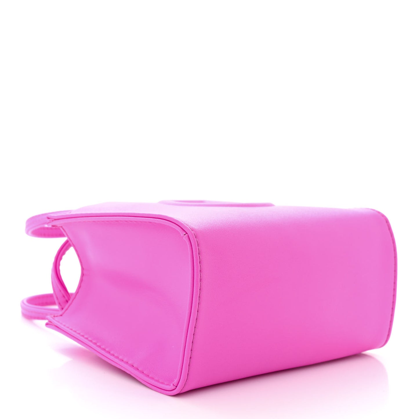 Vegan Leather Small Shopping Bag Azalea