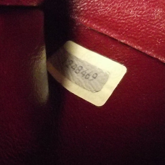 Lambskin Quilted Small Flap Navy