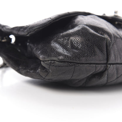 Chanel Caviar Quilted Medium Elastic Flap Black 5 of 12