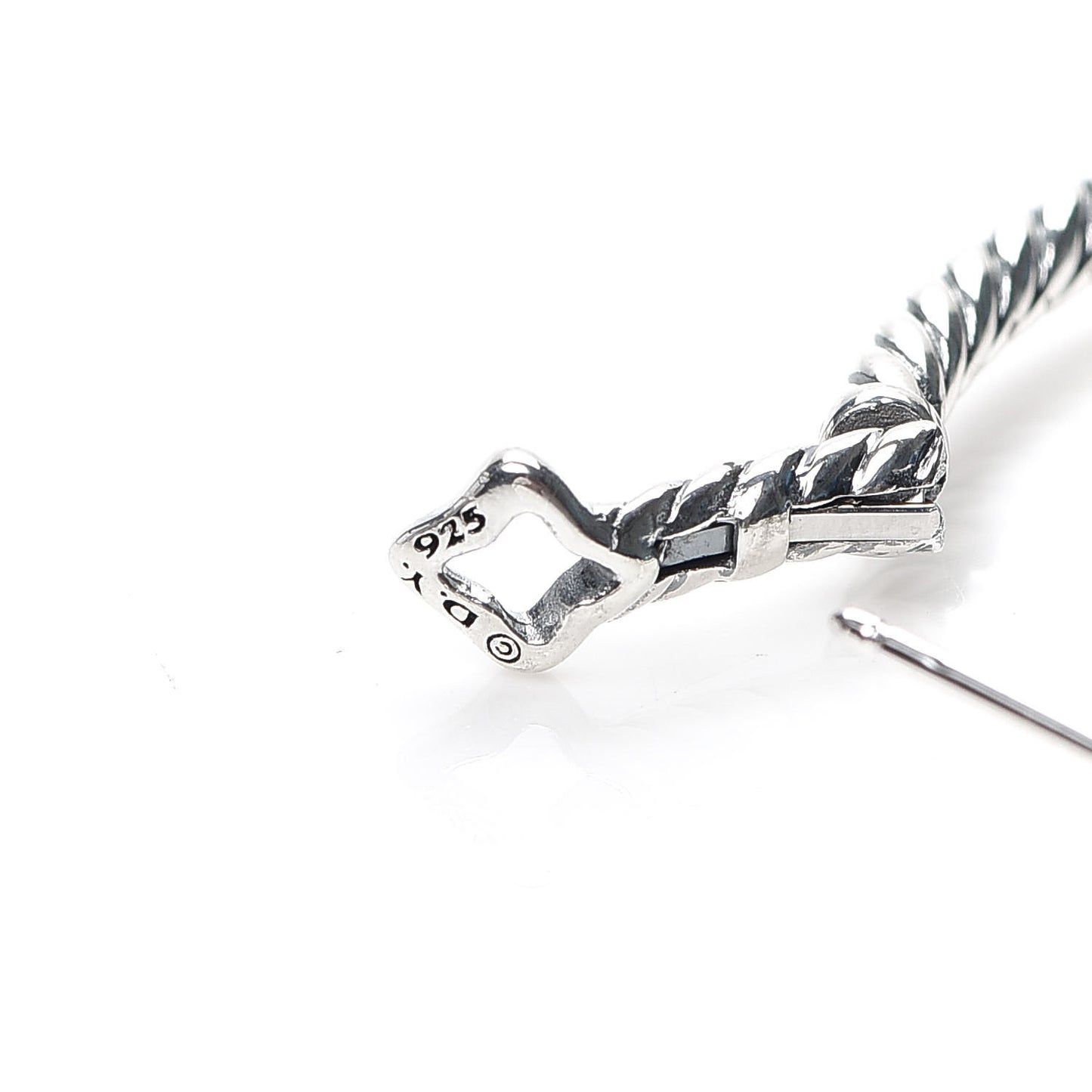 Sterling Silver Blue Topaz Confetti Hoop Earrings