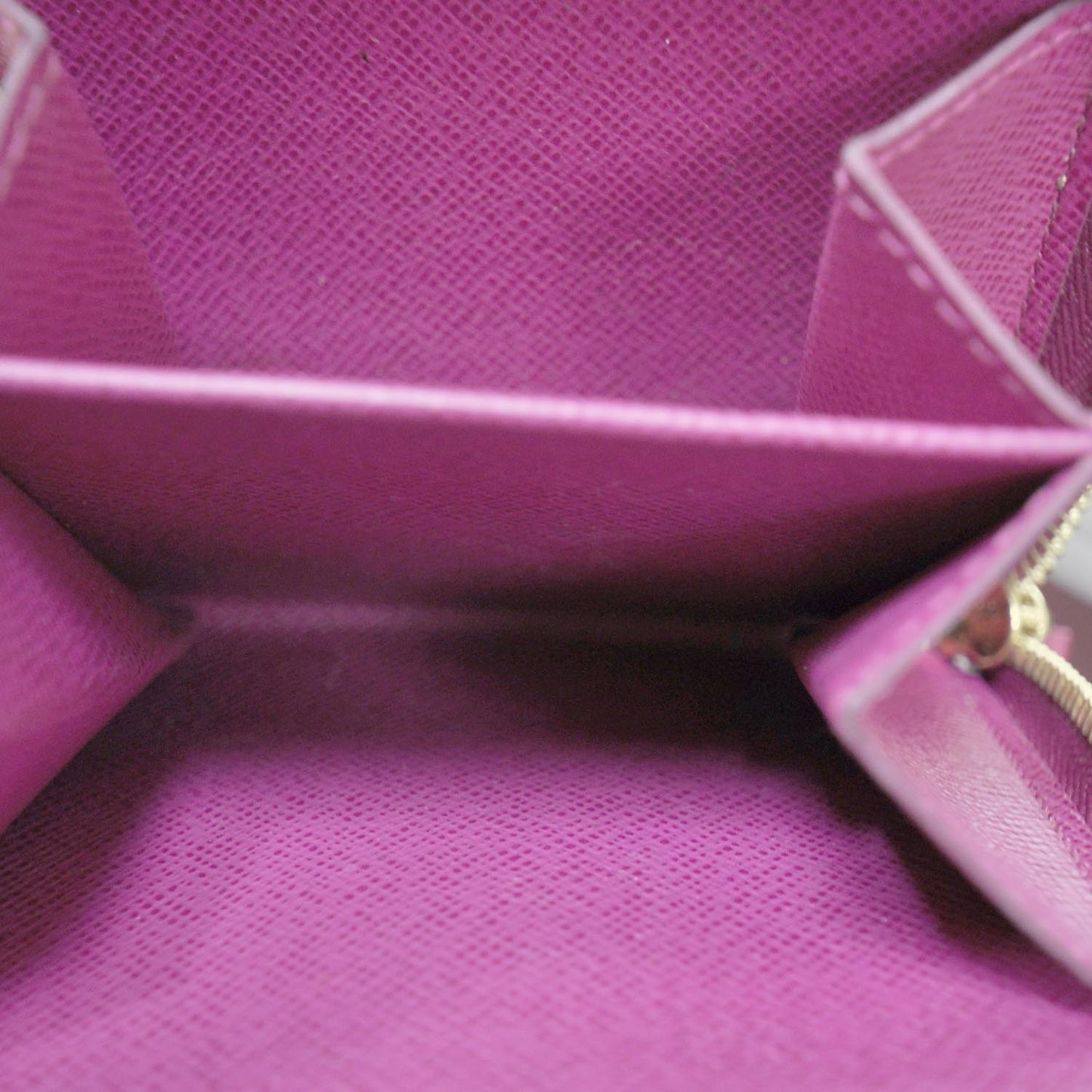 Monogram Perforated Compact Zipped Wallet Fuchsia