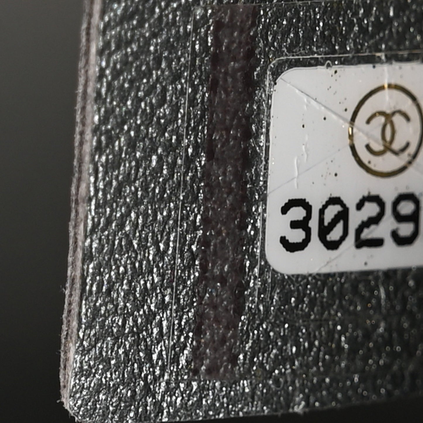 Sequin Mini Square Flap Silver